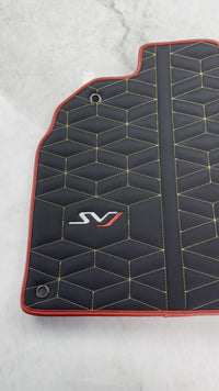 Leather Floor Mats for Lamborghini Aventador SVJ Limited Edition