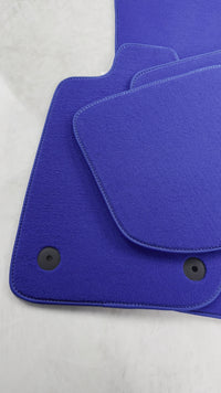 Blue Floor Mats For Bentley Continental GT (2018–2023)