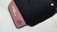 Floor Mats for Ferrari 458 Spider (2012-2015) with Bordeaux Nappa Leather