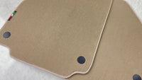 Beige Floor Mats for Ferrari 488 (2015-2022) | Italian Edition