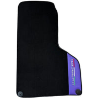 Purple Leather Black Floor Mats for Lamborghini Huracan | Black Trim - AutoWin