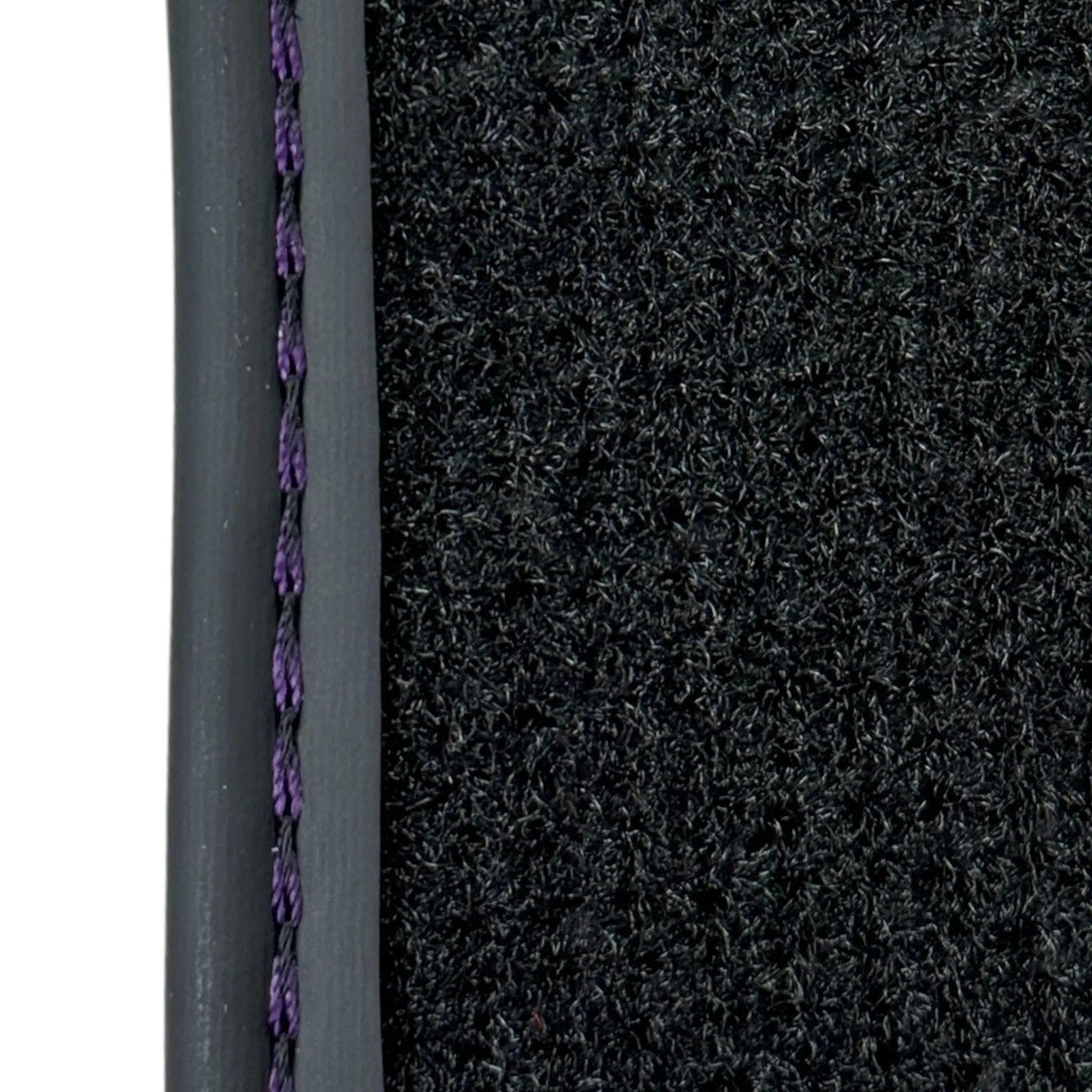 Purple Leather Black Floor Mats for McLaren 600 LT (2018-2020) | Black Trim - AutoWin