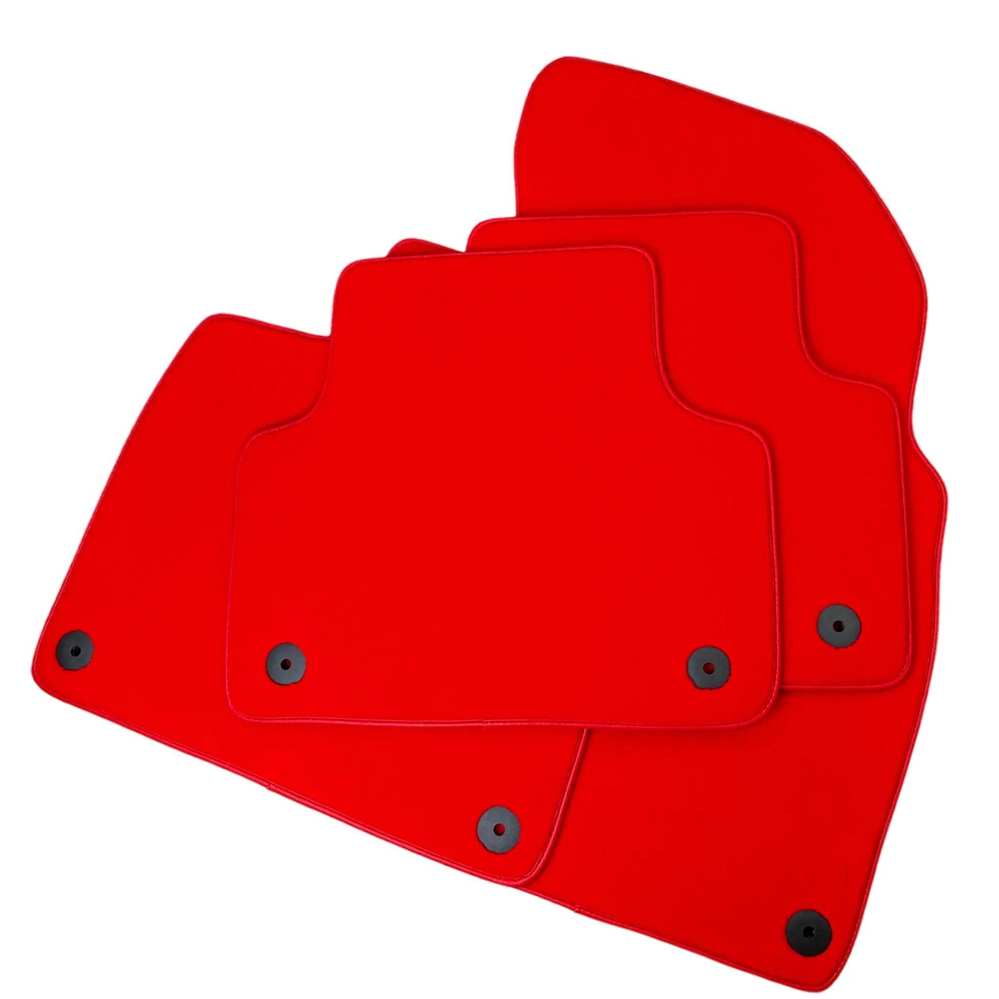 Red Floor Mats For Bentley Bentayga (2015-2023) - AutoWin