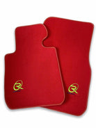 Red Floor Mats For BMW Z4 Series E86 Coupe (2003-2008) ROVBUT Brand Tailored Set Perfect Fit Green SNIP Collection - AutoWin