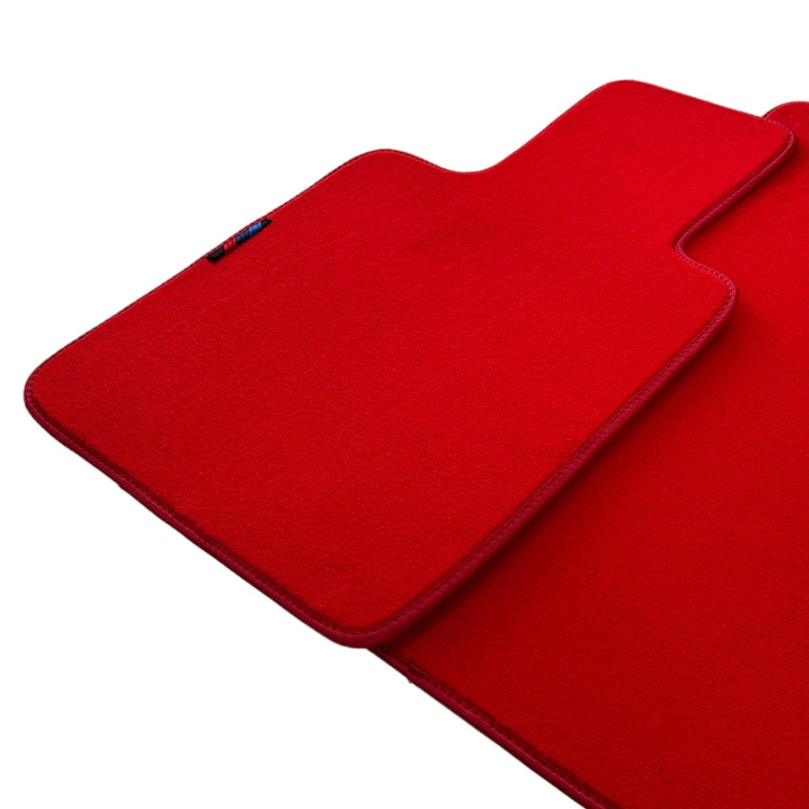 Red Floor Mats For BMW Z4 Series E86 Coupe (2003-2008) With M Package AutoWin Brand - AutoWin