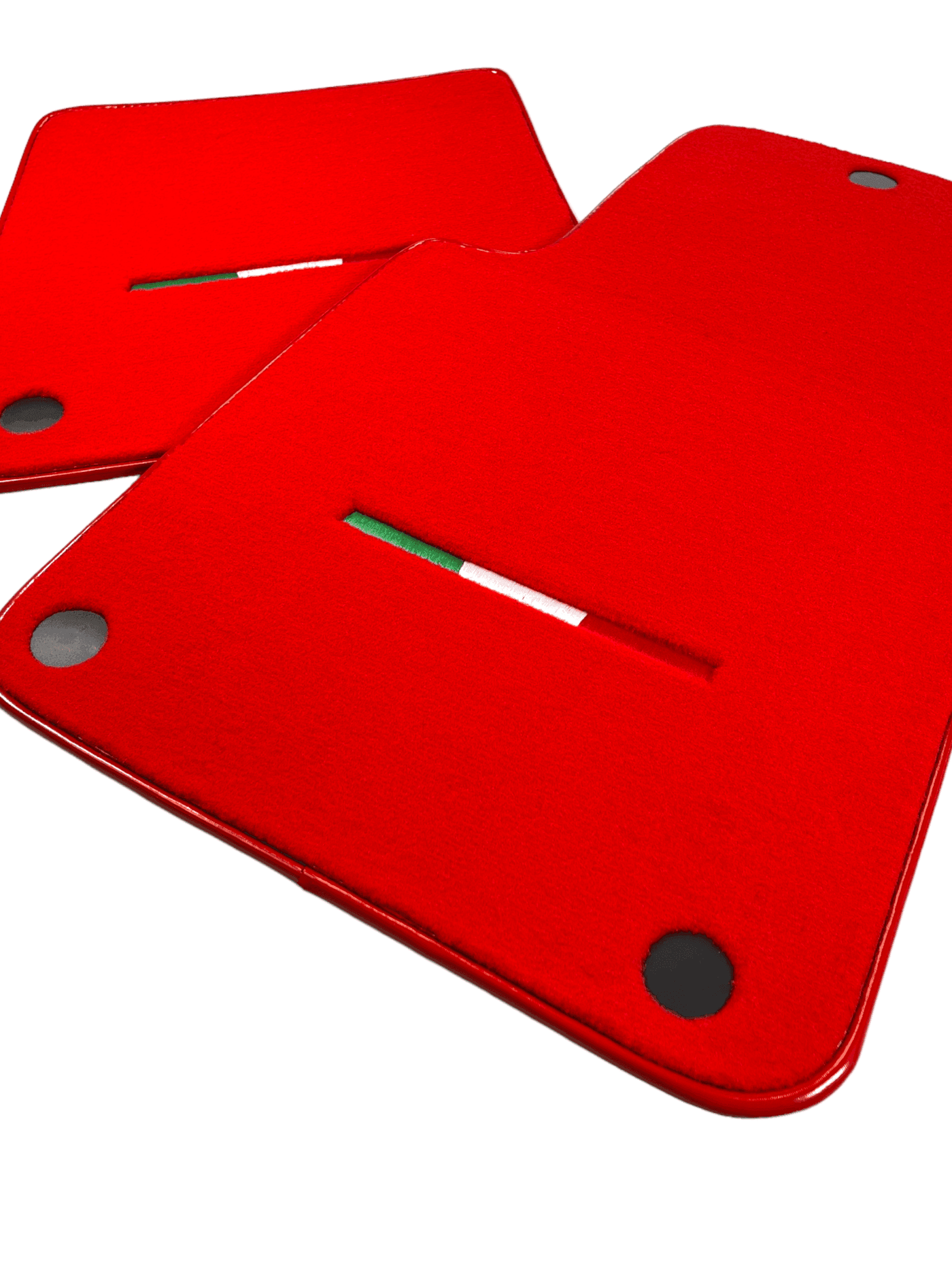 Red Floor Mats For Ferrari 612 Scaglietti 2005-2011 Italian Edition - AutoWin