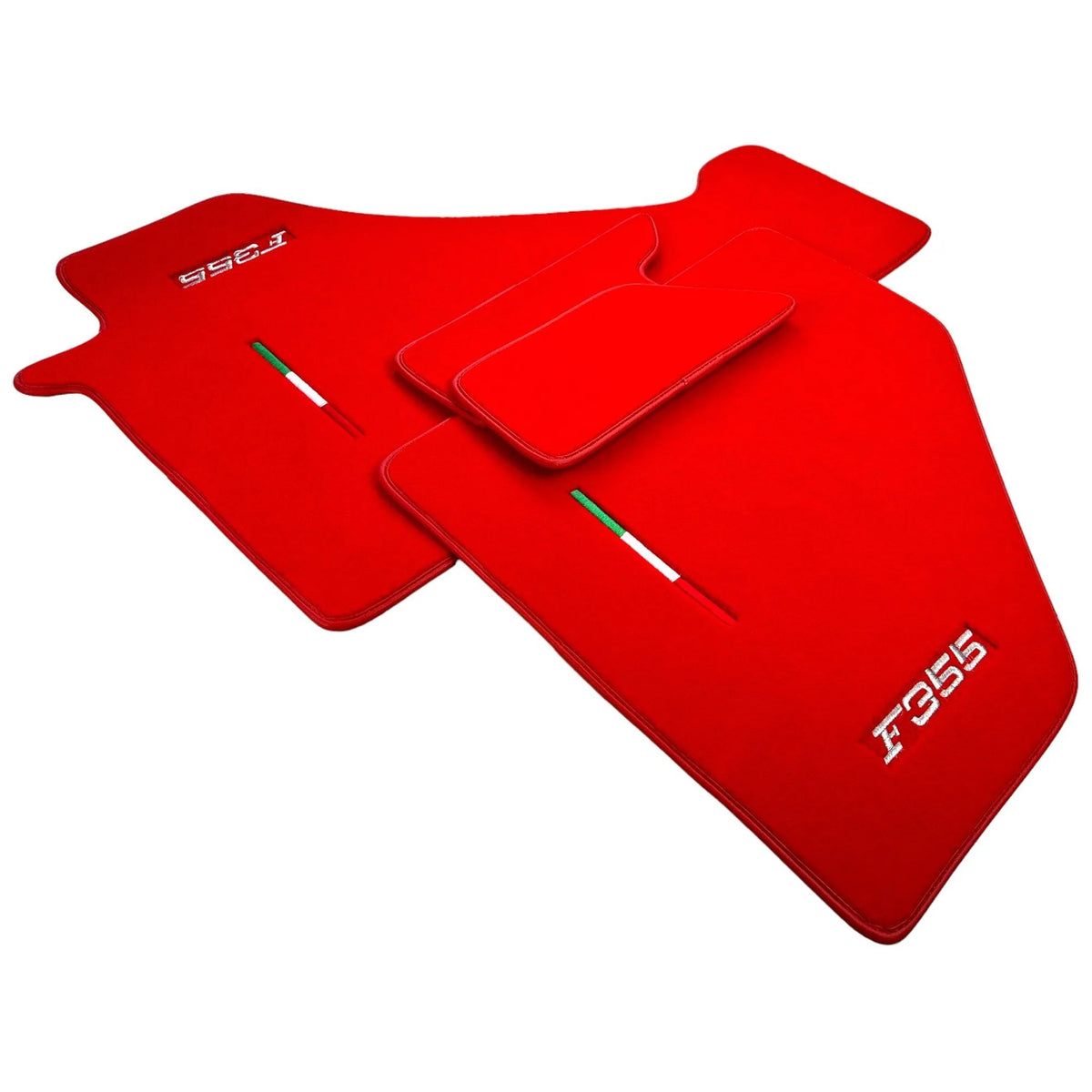 Red Floor Mats For Ferrari F355 1994-1999 - AutoWin