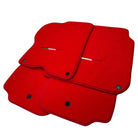 Red Floor Mats For Ferrari GTC4 Lusso (2016-2023) Italian Edition - AutoWin