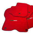 Red Floor Mats For Ferrari GTC4 Lusso (2016-2023) Italian Edition - AutoWin
