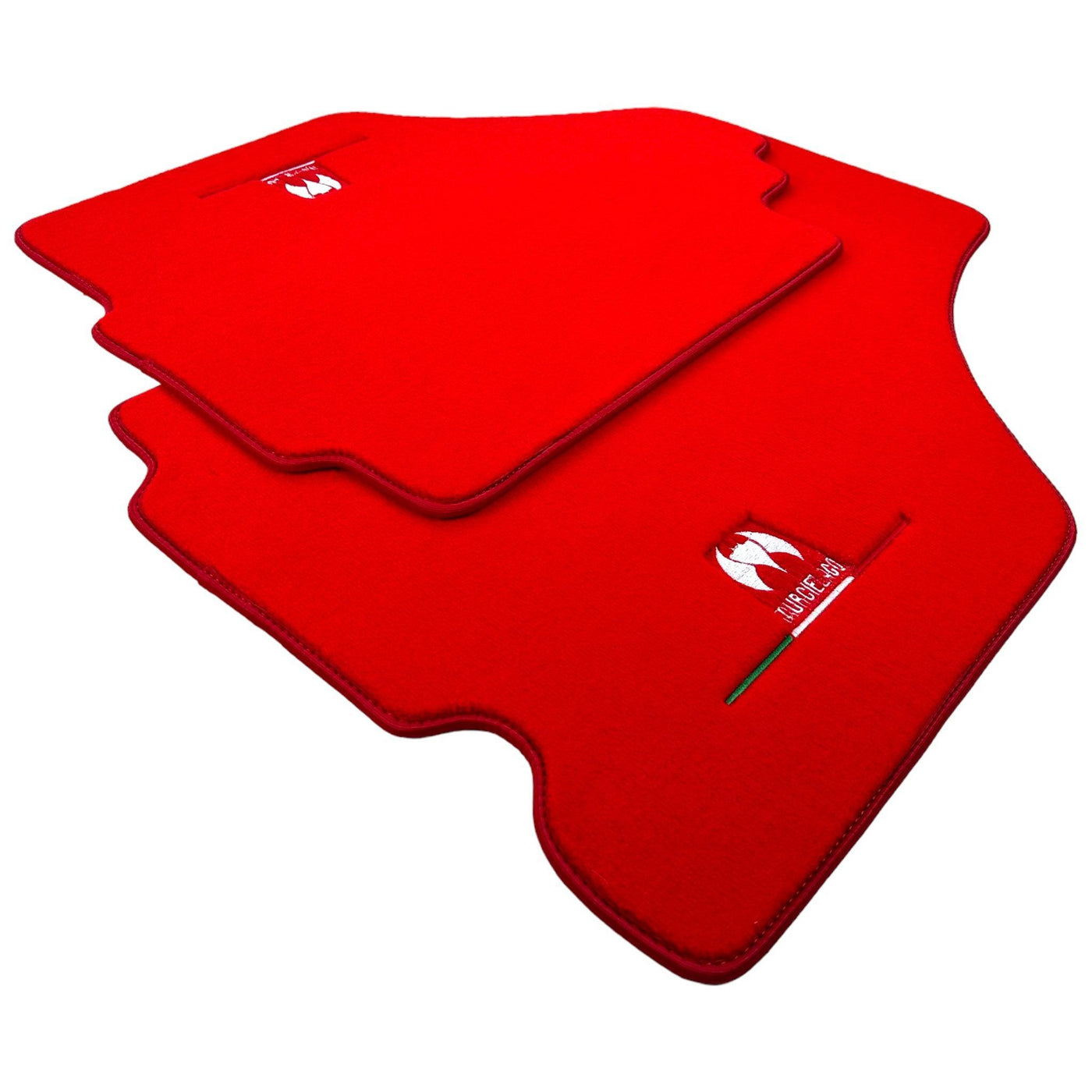 Red Floor Mats for Lamborghini Murcielago AutoWin Brand - AutoWin
