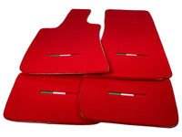 Red Floor Mats For Maserati Grecale (2023-2024) Italy Edition - AutoWin