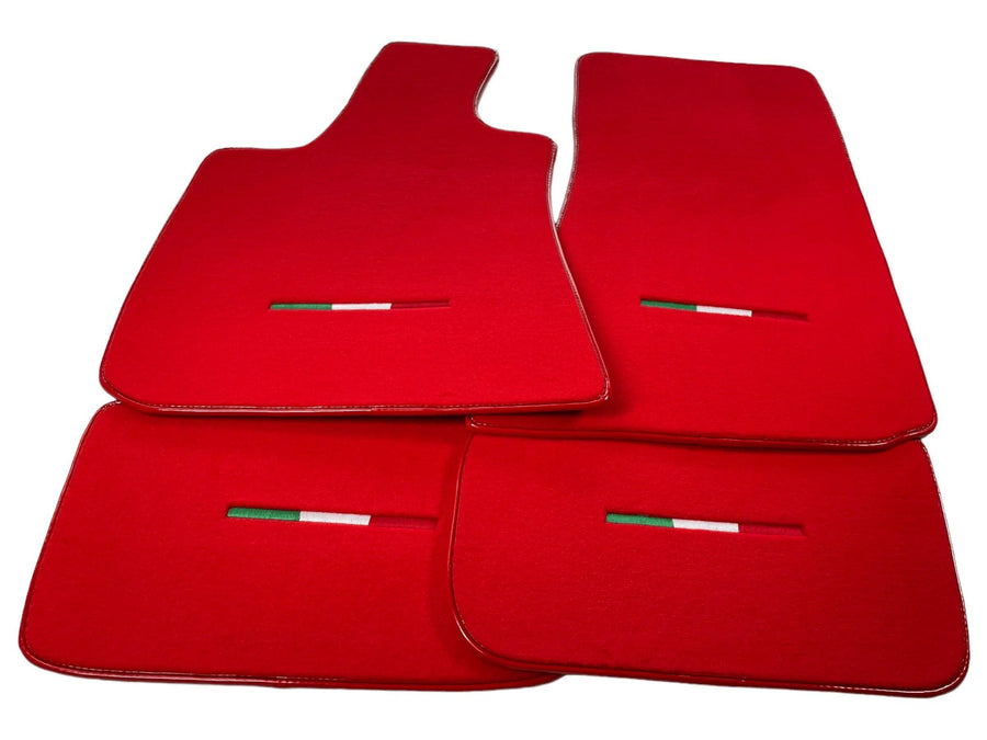 Red Floor Mats For Maserati Levante (2017-2023) Italy Edition - AutoWin