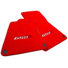 Red Floor Mats For McLaren 650S Tailored - AutoWin