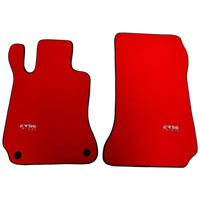 Red Floor Mats For Mercedes-Benz C-Class W204 (2007-2014) - AutoWin