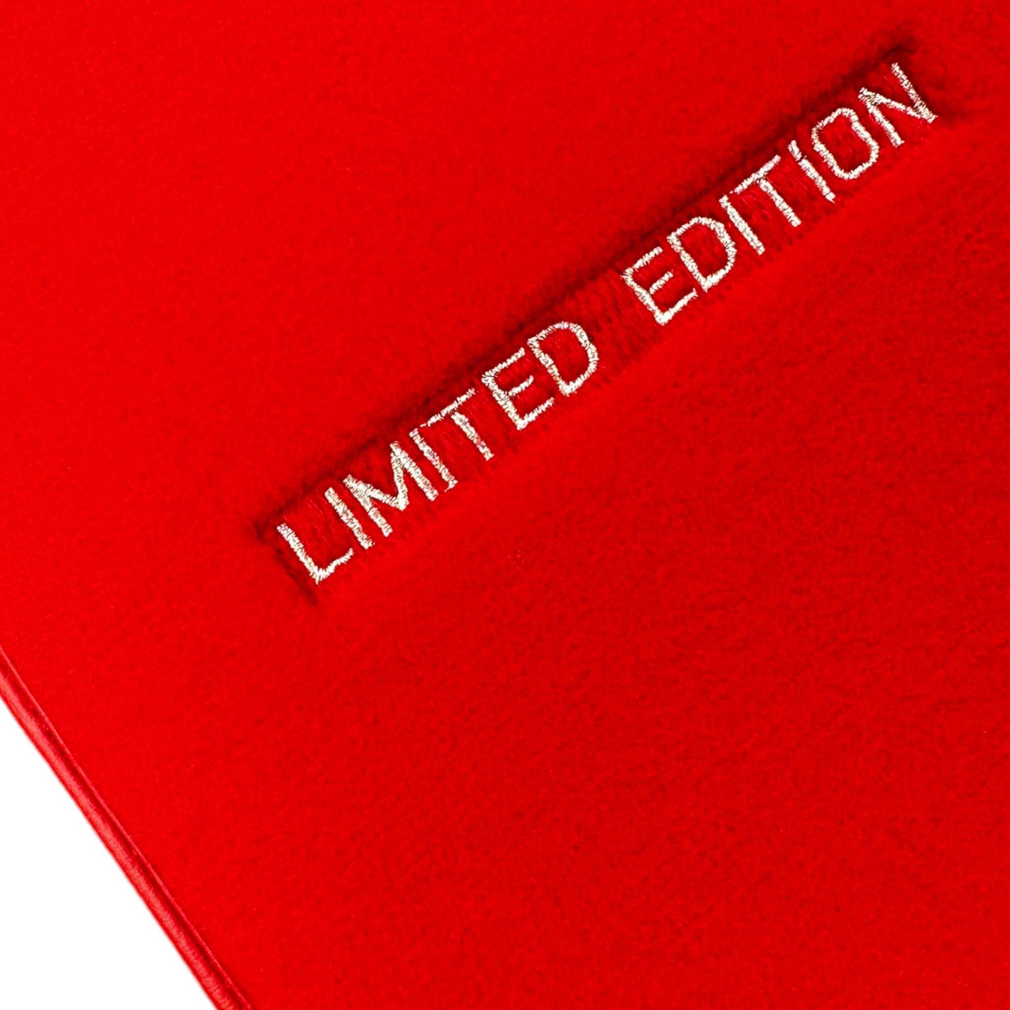 Red Floor Mats For Mercedes Benz E-Class W213 Sedan (2016-2020) | Limited Edition - AutoWin