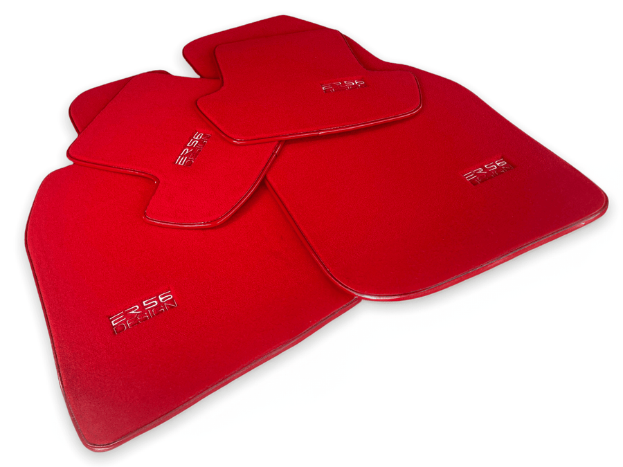 Red Floor Mats for Porsche 911 - Classic (1963-1989) - AutoWin