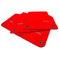 Red Floor Mats for Porsche Cayenne (2018-2023) | ER56 Design - AutoWin