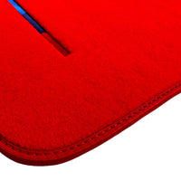 Red Mats For BMW M3 E92 With M Package - AutoWin