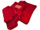 Red Sheepskin Floor Mats For Bentley Flying Spur (2005-2013) Er56 Design Brand - AutoWin