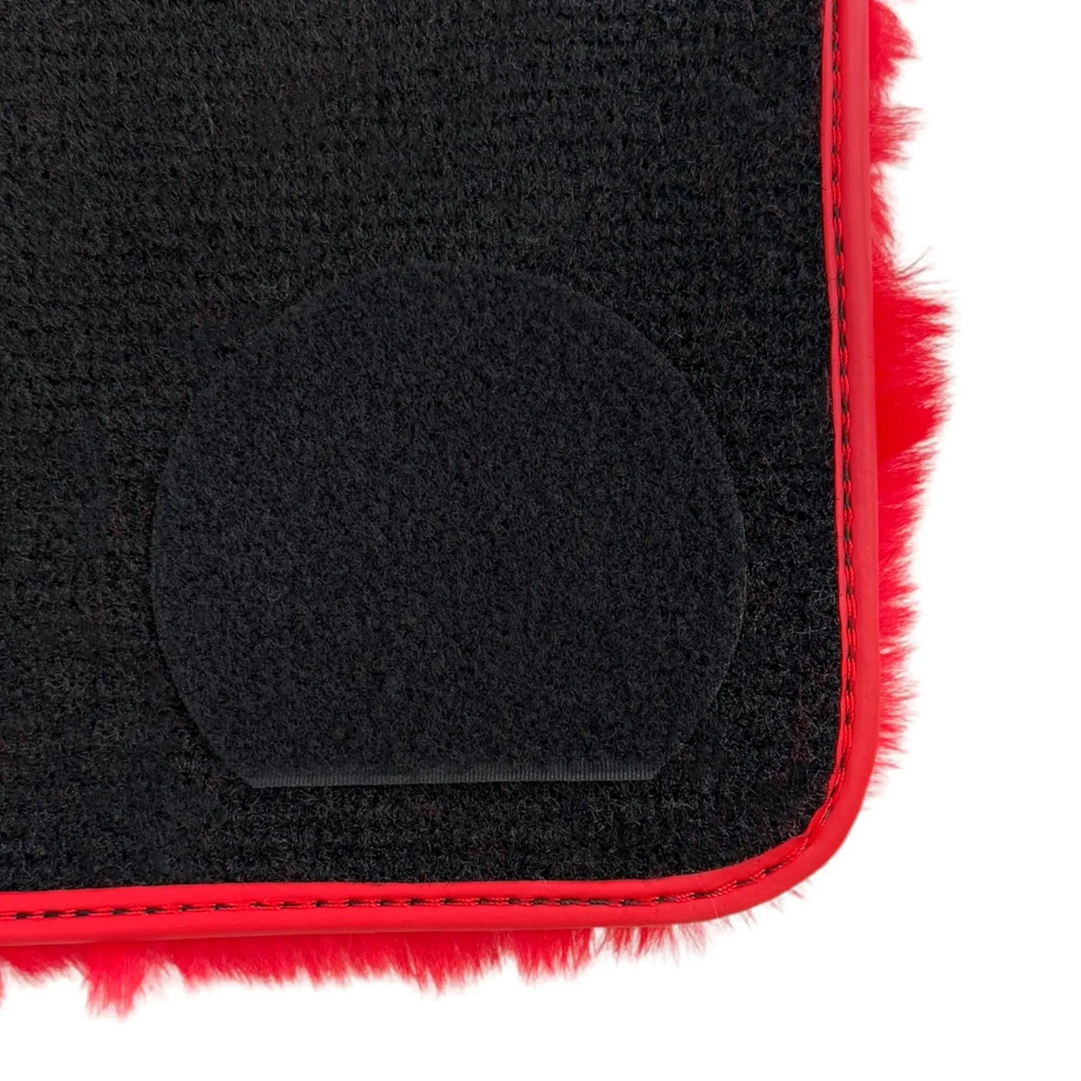 Red Sheepskin Floor Mats for Ferrari F12 Berlinetta (2012-2022)