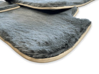 Sheepskin Floor Mats For Rolls Royce Phantom VIII (2017-2024) ER56 Design Brand - AutoWin