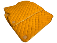 Tan Alcantara Floor Mats For Ferrari California 2008-2014 - AutoWin