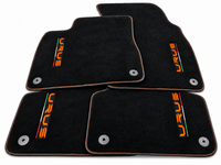 Floor Mats For Lamborghini Urus Black Tailored Orange Edition - Orange