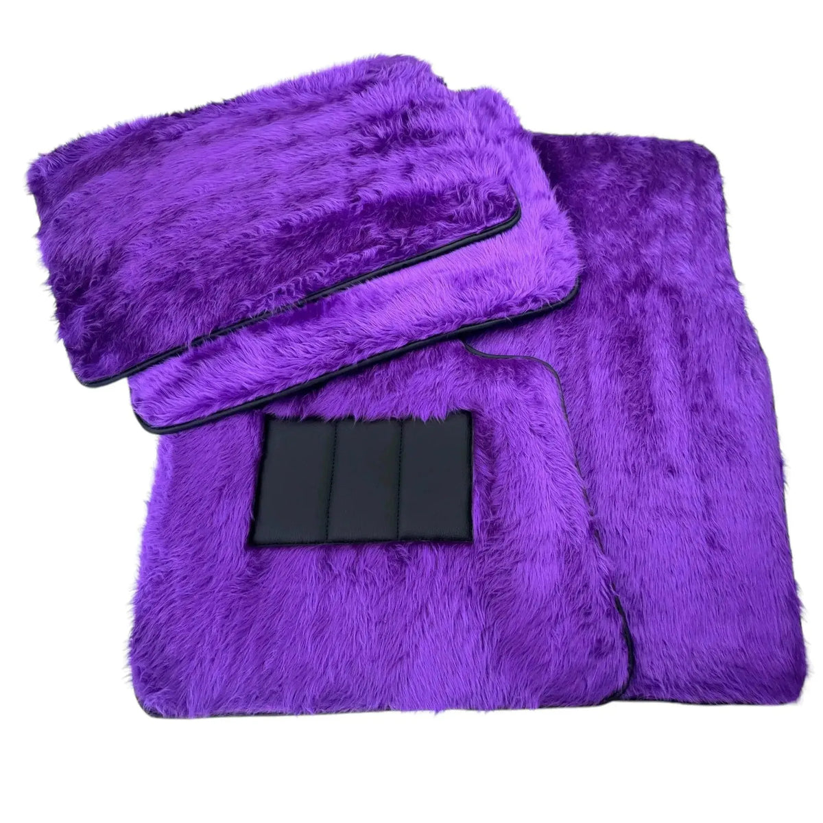 Violet Sheepskin Floor Mats for Rolls-Royce Wraith (2013-2023) - AutoWin