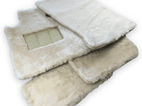 White Sheepskin Floor Mats For Rolls Royce Phantom VIII (2017-2024) ER56 Design Brand