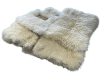 White Sheepskin Floor Mats For Rolls Royce Spectre (2023-2024) ER56 Design Brand - AutoWin