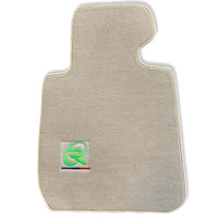 Beige Floor Mats For BMW 2 Series F22 Brand Tailored Set Perfect Fit Green - AutoWin