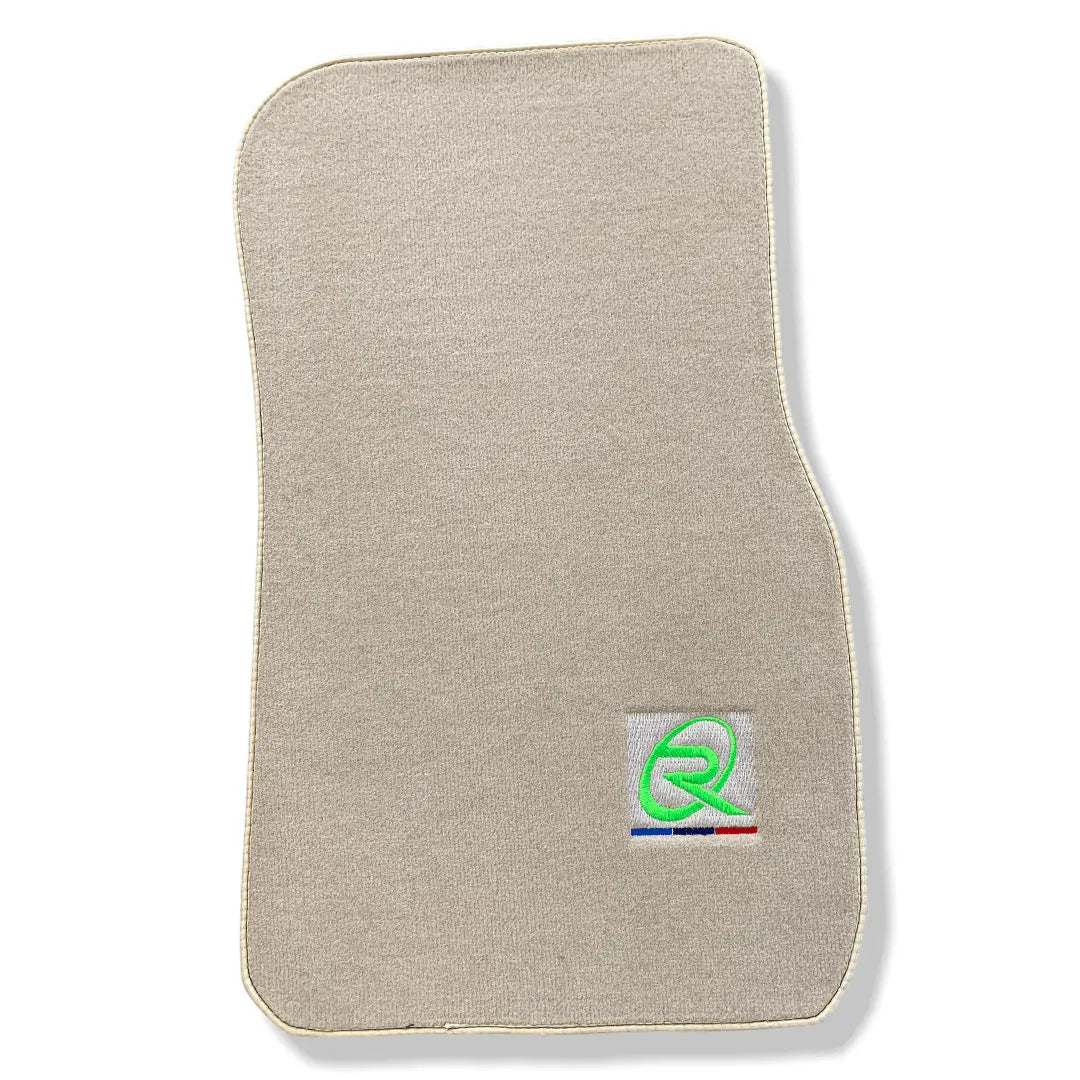 Beige Floor Mats For BMW 2 Series F45 Brand Tailored Set Perfect Fit Green Collection - AutoWin