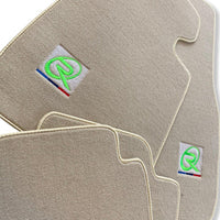 Beige Floor Mats For BMW 5 Series E39 Brand Tailored Set Perfect Fit - AutoWin