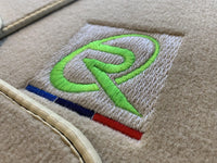 Beige Floor Mats For BMW X3M Series F97 Tailored Set Perfect Fit Green - AutoWin