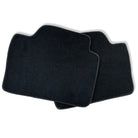 Black Floor Mats For BMW X4 Series F26 LCI With Color Stripes Tailored Set Perfect Fit - AutoWin