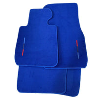 Blue Floor Mats For BMW 4 Series F33 With M Package - AutoWin