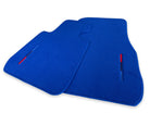 Blue Floor Mats For BMW M3 F80 Series With M Package - AutoWin
