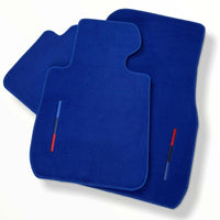 Blue Floor Mats For BMW X1 Series F48 With M Package - AutoWin