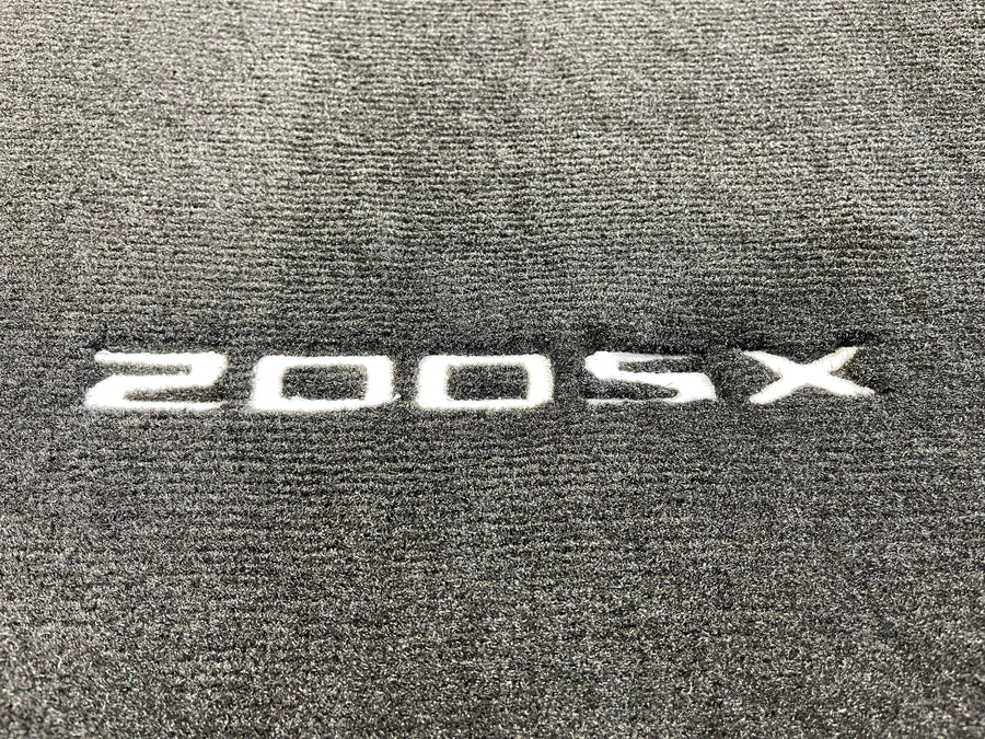 Floor Mats For Nissan 200 SX (1995-2000) Tailored Black Carpets - AutoWin