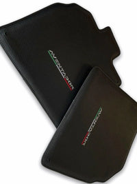 Floor Mats for Lamborghini Aventador Carbon Fiber Leather Limited Edition - AutoWin