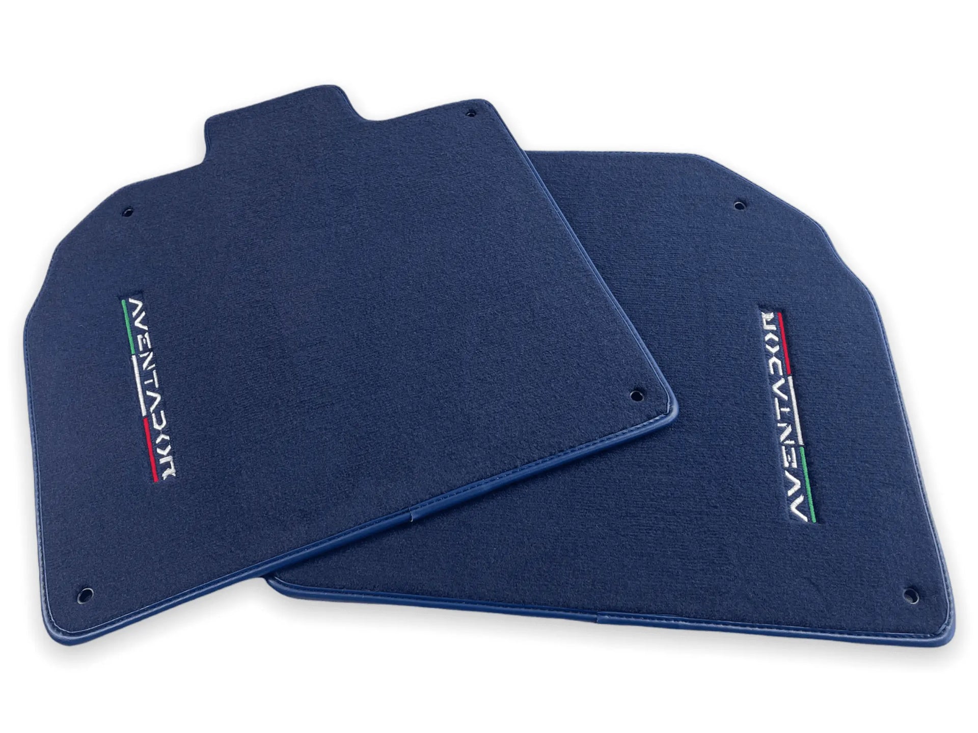 Floor Mats for Lamborghini Aventador Dark Blue Color - AutoWin