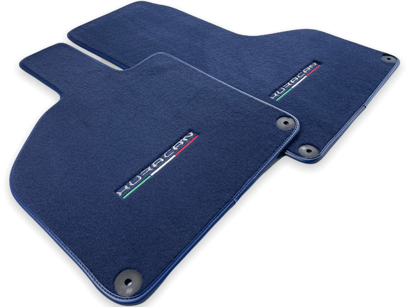 Floor Mats for Lamborghini Huracan Dark Blue Color - AutoWin