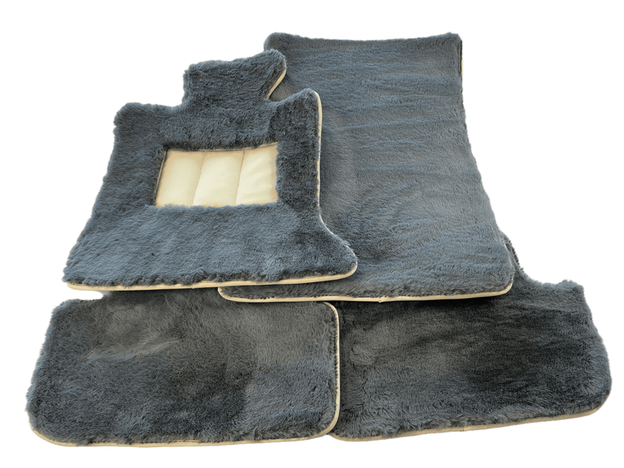 Sheepskin Floor Mats For Rolls Royce Dawn Rr6 2016-2023 Er56 Design Brand - AutoWin