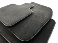 Alcantara Floor Mats For Rolls Royce Black Badge Ghost Series II (2021-2024) - AutoWin