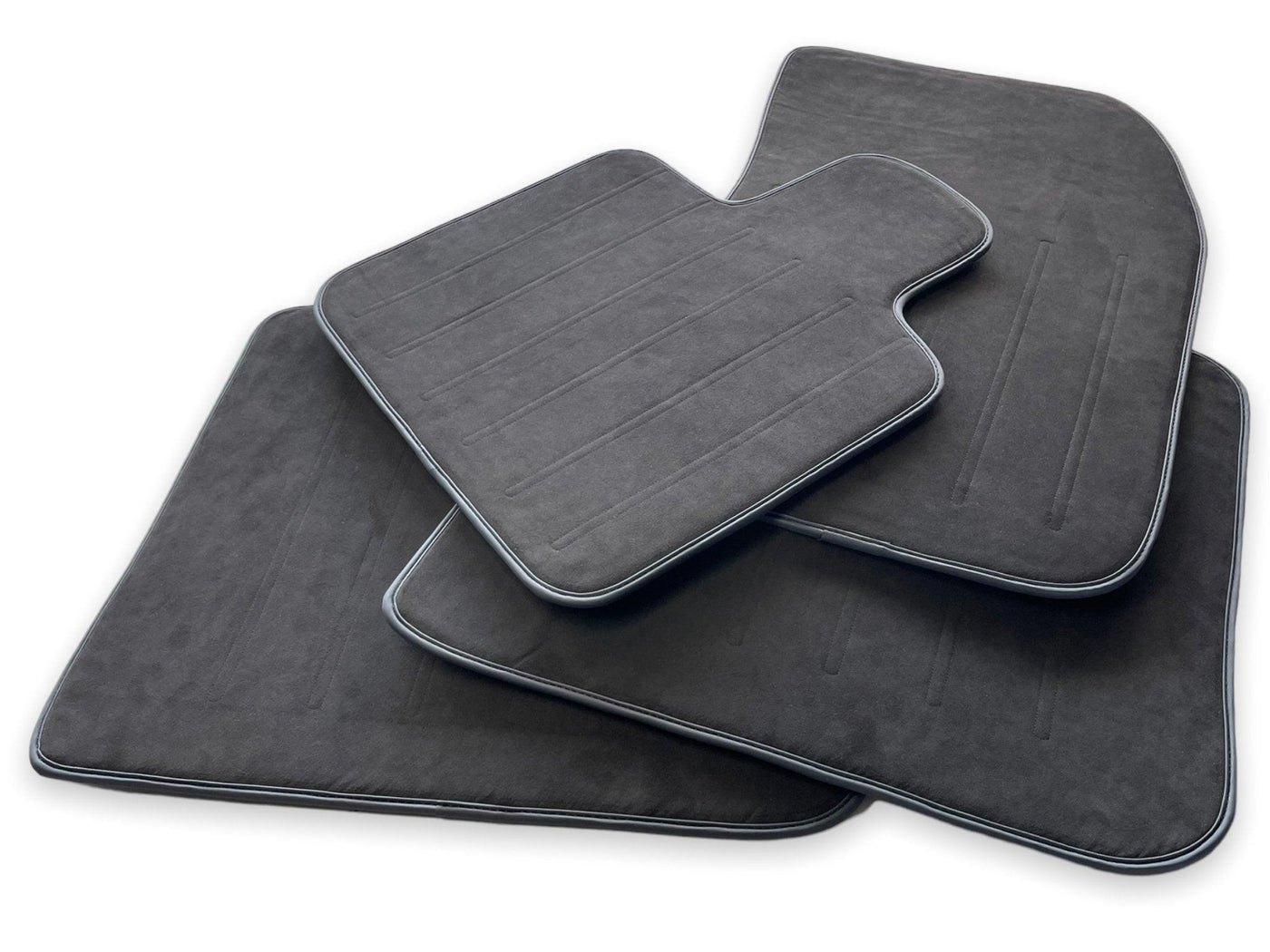 Alcantara Floor Mats For Rolls Royce Black Badge Phantom VIII (2017-2024) - AutoWin