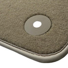 Beige Floor Mats for Bentley Mulsanne (2010-2020) with Leather - AutoWin