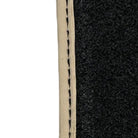 Beige Floor Mats for Bentley Mulsanne (2010-2020) with Leather - AutoWin