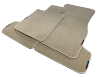 Beige Floor Mats For BMW 3 Series E92 With M Package - AutoWin