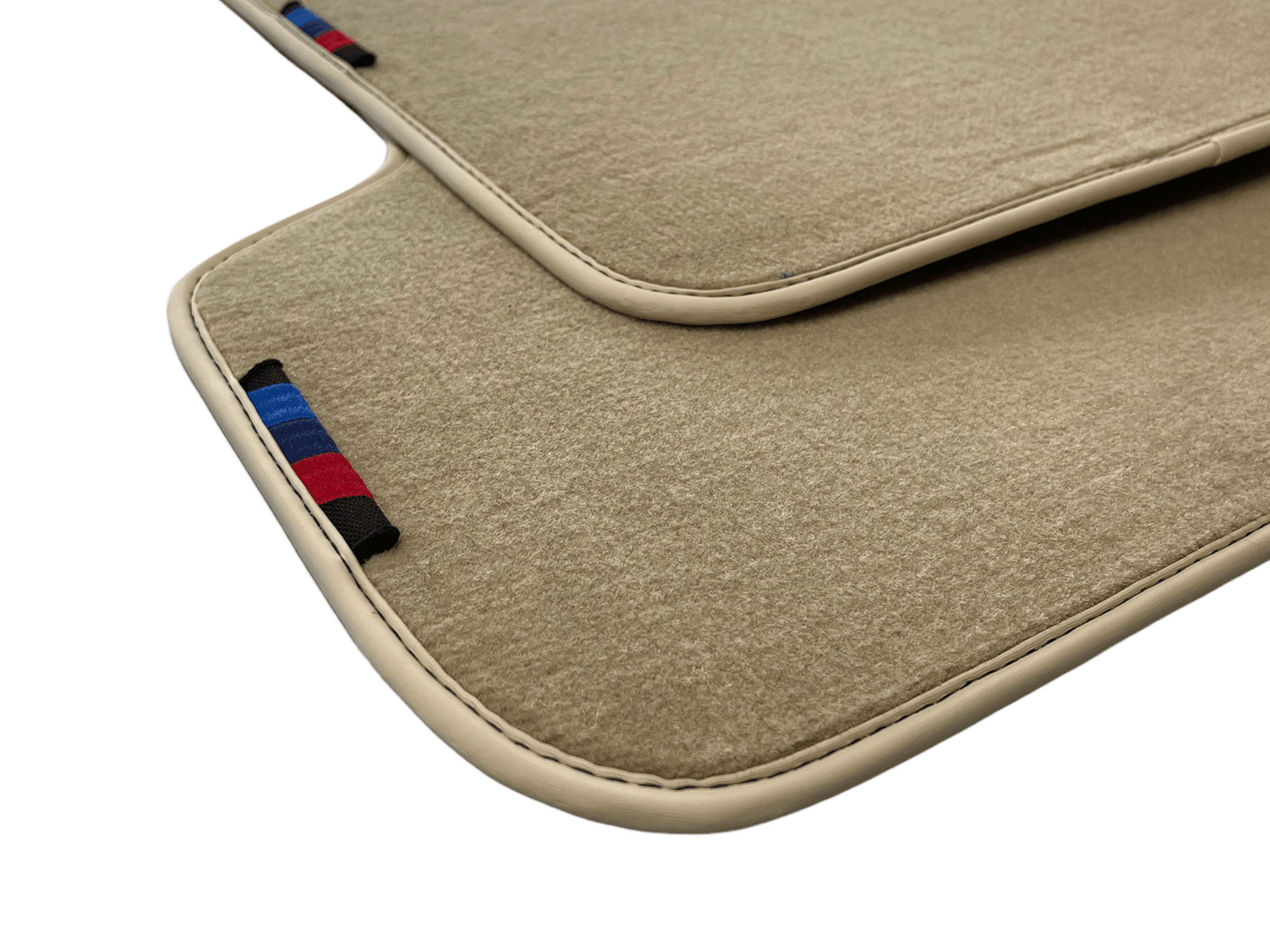 Beige Floor Mats For BMW 5 Series E60 With M Package - AutoWin