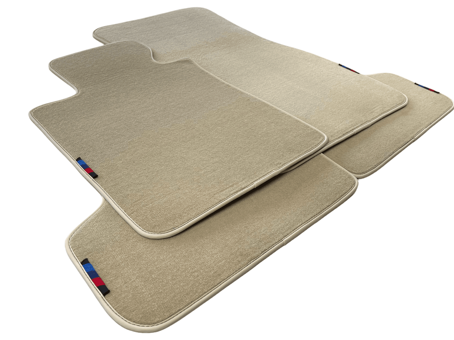 Beige Floor Mats For BMW X5 Series E53 With M Package - AutoWin